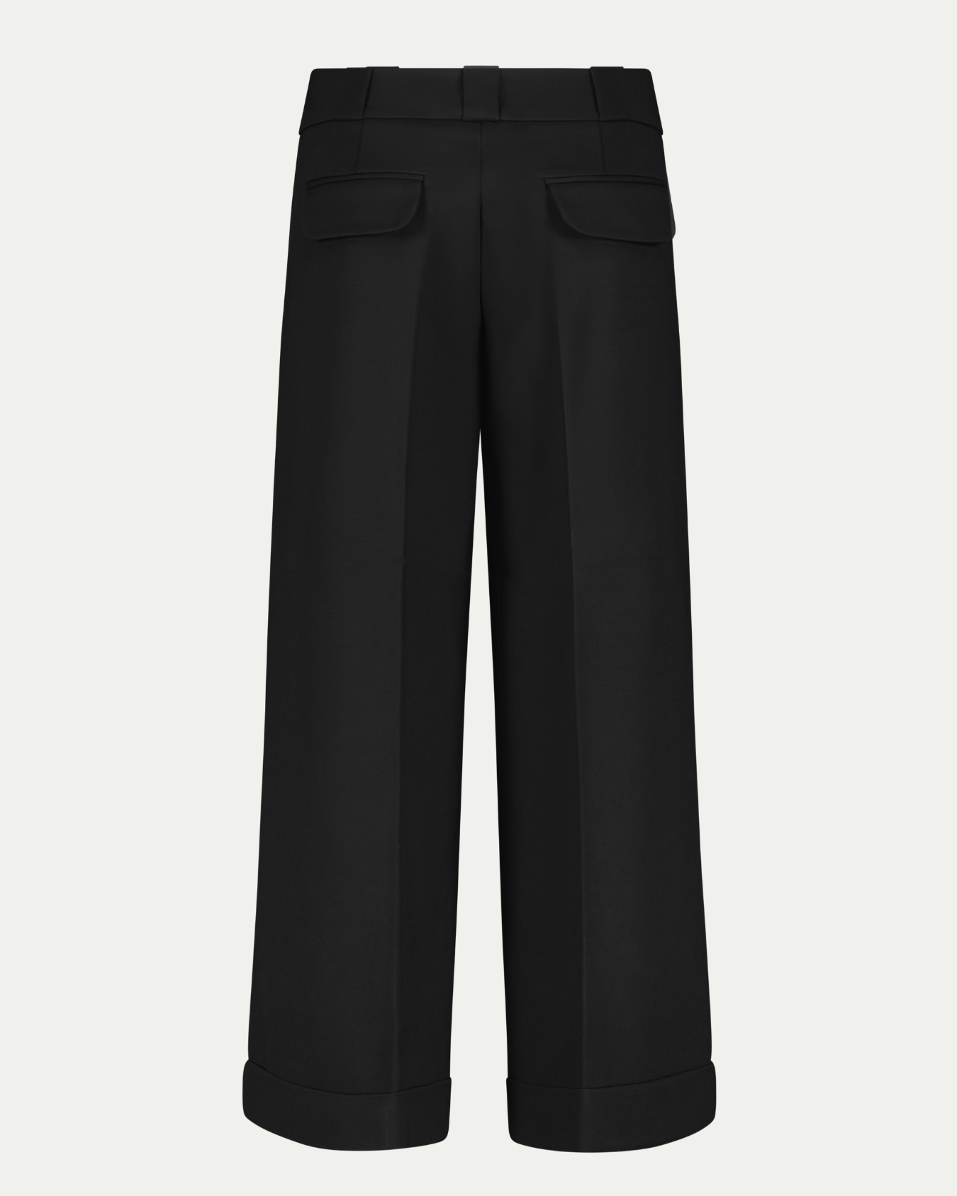 Beverly Long Wide-leg Pant in Black
