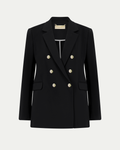 Katharine Double-Breasted Blazer in Black
