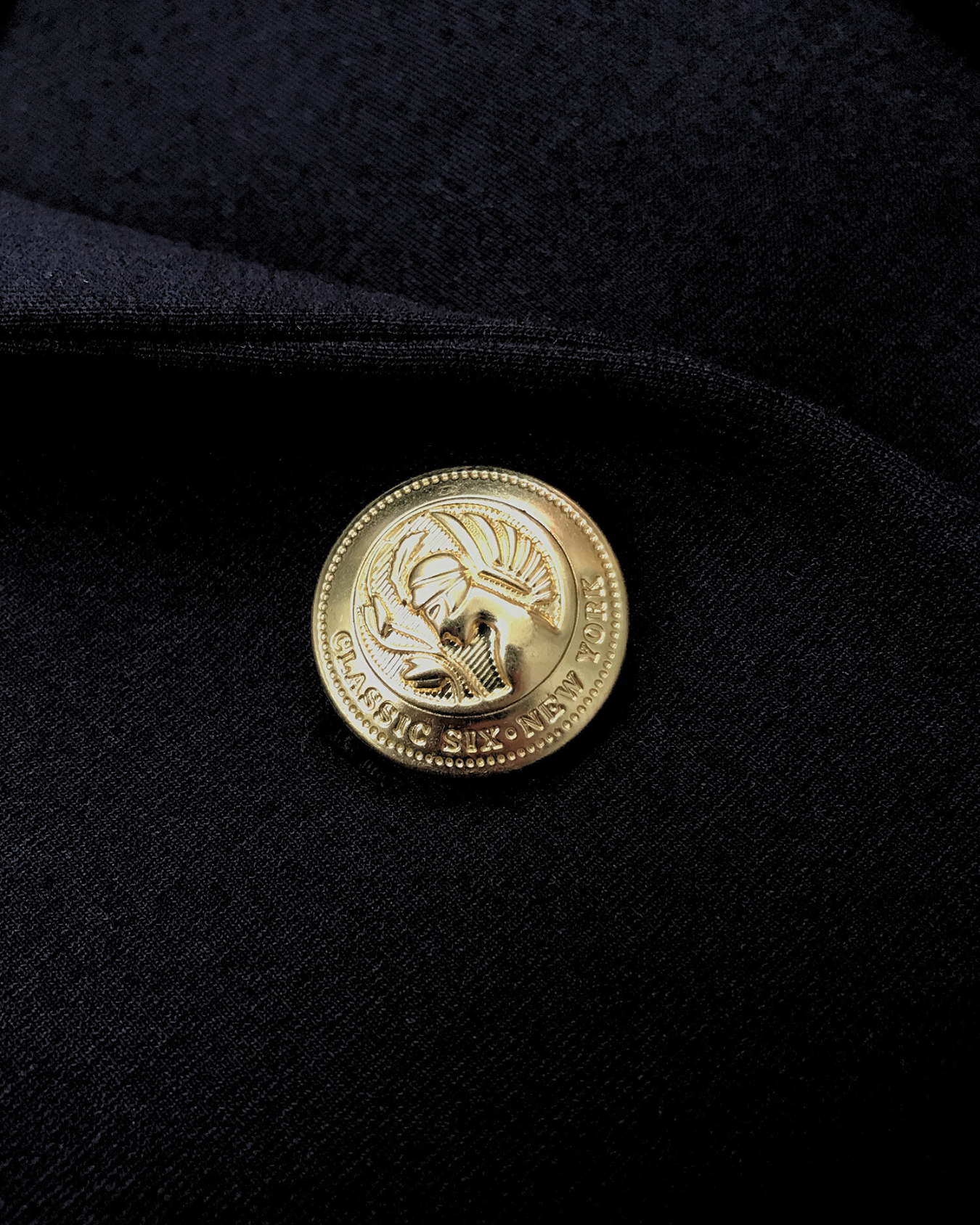 Katharine Double-Breasted Blazer in Black