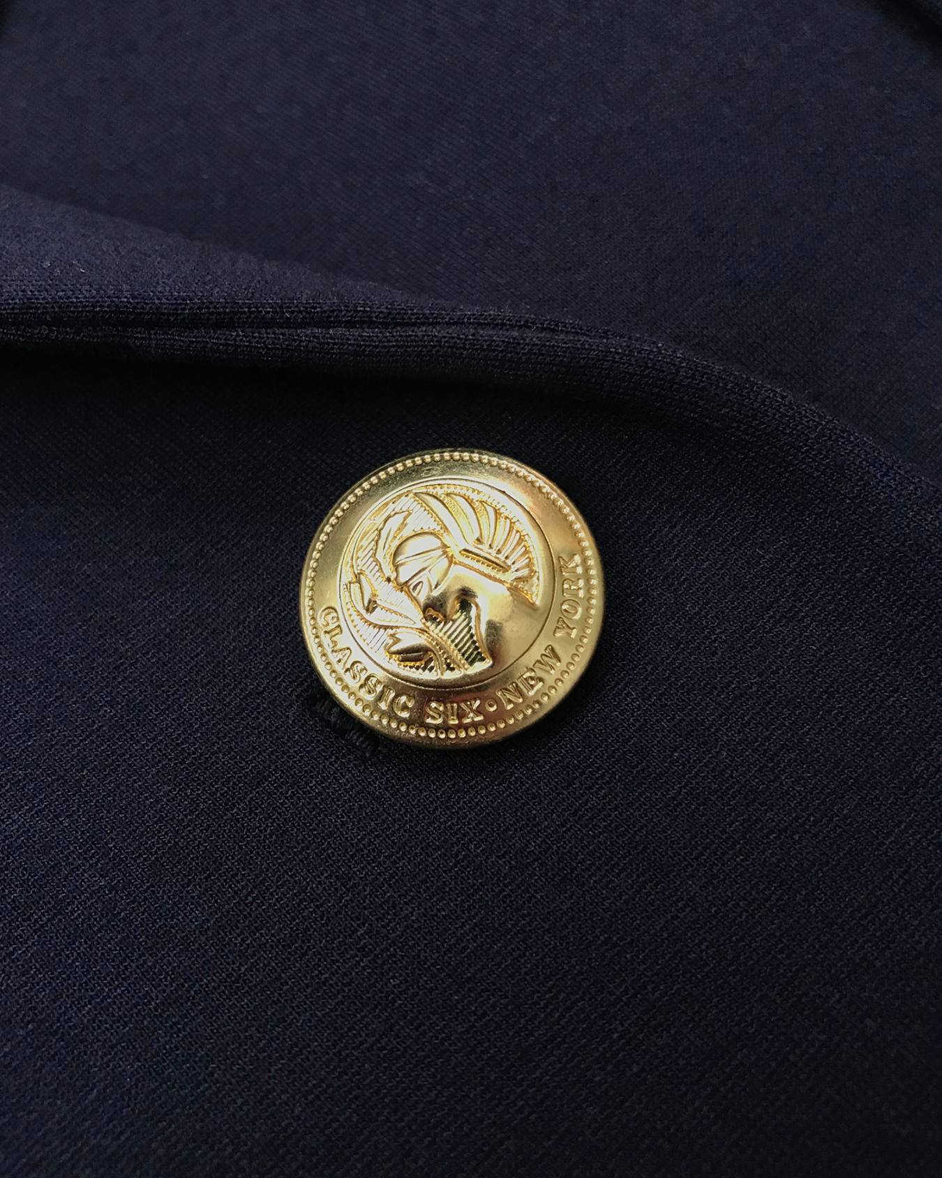 Katharine Double-Breasted Blazer in Navy