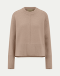 Cary Crew-Neck Sweater in Taupe