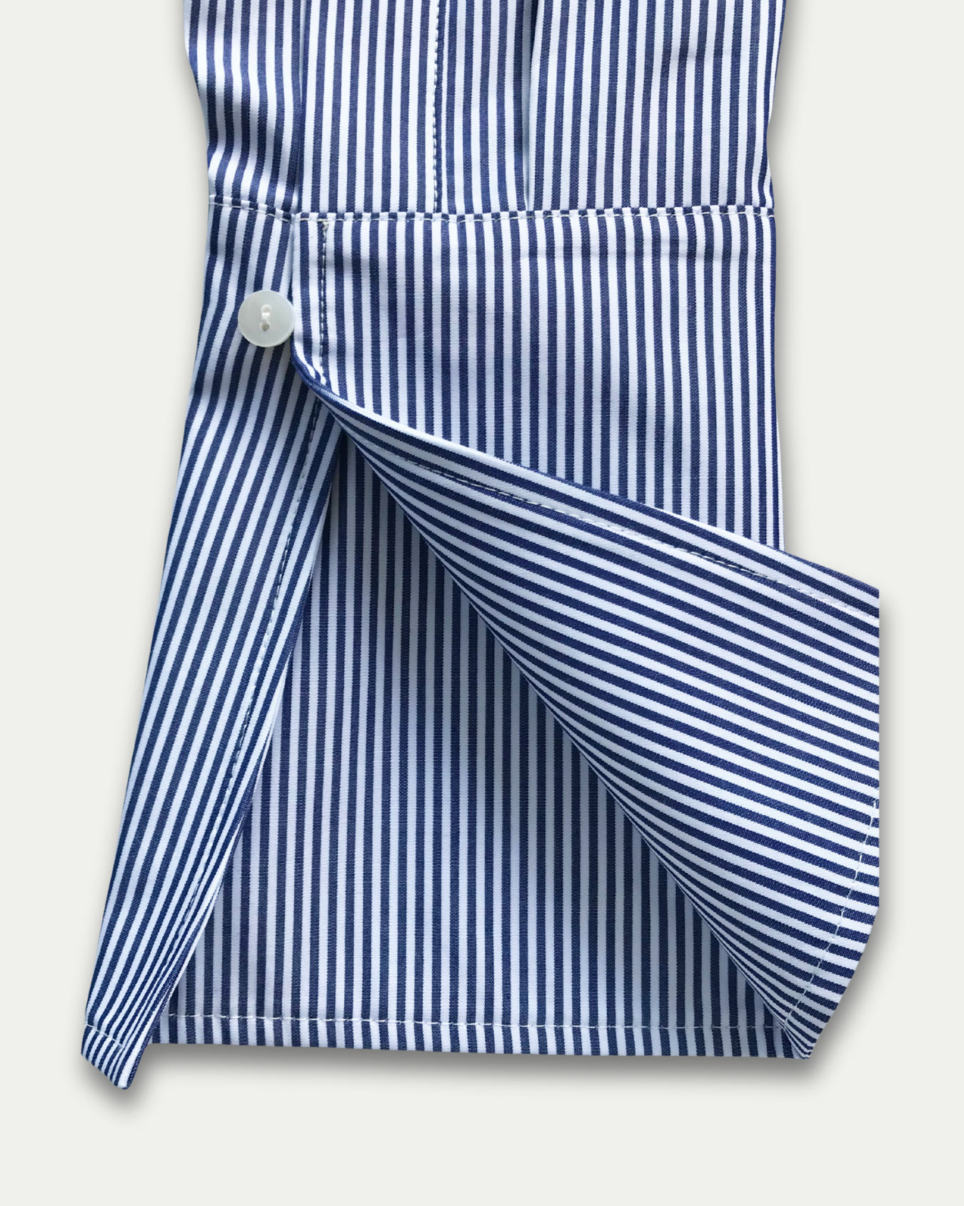 Donna Button-Down Shirt in Blue & White Stripe