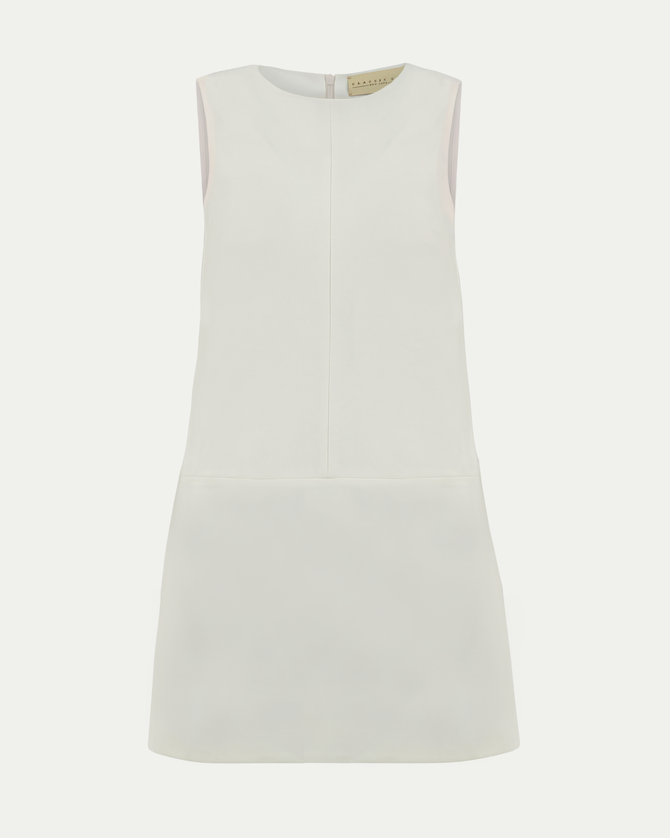 Twiggy Sleeveless Shift Dress Ivory